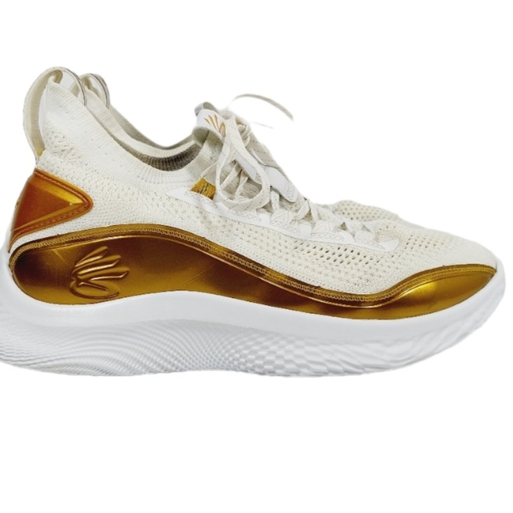 Under Armour Curry Flow 8 'Gold Blooded' Athleisure Sneakers 10 - Picture 10 of 11